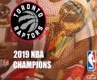 Toronto Raptors NBA 2019 yeni şampiyonudur. Toronto Raptors onun ilk NBA şampiyonluk yüzüğü 4-2 Golden State Warriors için kazandıktan sonra kazandı